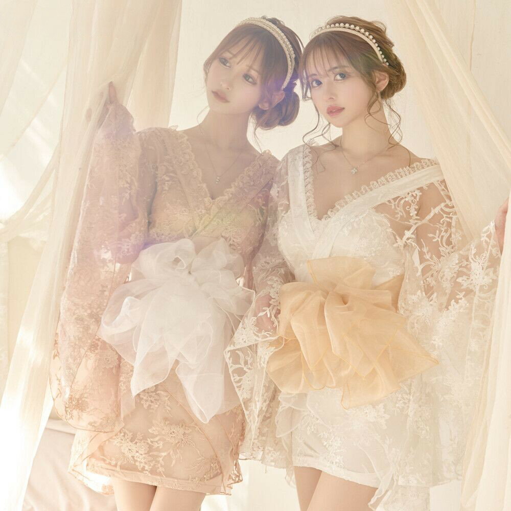 花魁コスプレ 着物コスプレ 着物衣装 ステージ衣装 舞台衣装 ダンス衣装 イベント衣装 入場衣装 インタビュー 芸能人衣装 ワンピースタイプ 総レース オーガン...