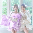 花魁コスプレ 着物コスプレ ステージ衣装 舞台衣装 イベント衣装 日本風 日本の伝統衣装 和服 浴衣風 衣装 演出服 芸能人衣装 モデル衣装 蝶&華 刺繍 パール飾り付き オーガンジーインナー入り ワンピースタイプ花魁着物ミニドレス【0のつく日 ポイントアップ】