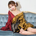 花魁コスプレ 着物コスプレ ステージ衣装 舞台衣装 イベント衣装 日本風 日本の伝統衣装 和服 浴衣風 衣装 演出服 芸能人衣装 モデル衣装 ゴージャス 2色使い 羽織タイプ 花魁着物ミニドレス【0のつく日 ポイントアップ】