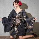 花魁 コスプレ 浴衣 ミニ丈 着物ドレス 着物コスプレ ステージ衣装 舞台衣装 イベント衣装 日本風 日本の伝統衣装 和服 浴衣風 衣装 演出服 芸能人衣装 モ...