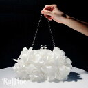 パーティーバッグ ふんわり可愛い 花びらモチーフ クラッチバッグ ショルダーバッグ 7色展開 20代 30代 40代