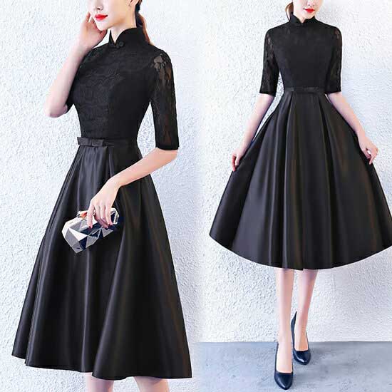 【一部 即日発送】 パーティードレス ロング 袖あり 結婚式 ドレス 服装 謝恩会 二次会 ワンピース 卒業パーティー 卒業式 韓国 結婚式 お呼ばれ コーデ ...