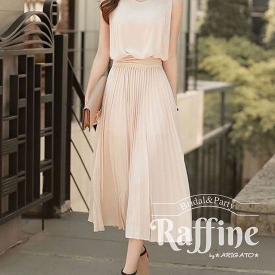 パーティードレス ロング 結婚式 ドレス 服装 謝恩会 二次会 ワンピース 卒業パーティー 卒業 韓国 結婚 ヌードピンク ブラック ノースリーブ シフォン プ...