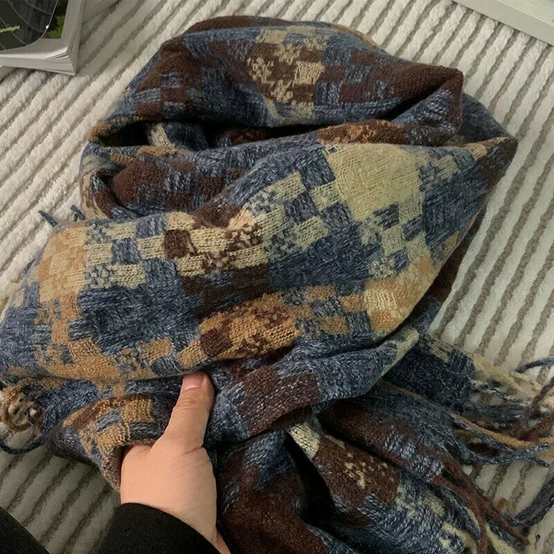 ＼10倍ポイント／ストール マフラー 大判 レディース 厚手 無地 秋冬 カシミヤタッチ ウールタッチ 大..