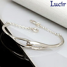 【12月 スーパーSALE 10%OFF】レディース シルバー ブレスレット エタニティーモチーフ バングル ブレスレット プレゼント 結婚祝い 出産祝い モバ...