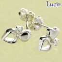 【29日10時から P2倍 150円オフCPも】ハート ピアス シルバー925 ハートピアス Heart Pierce 踊るようなハートが可愛らしく飾るシルバー925ピアス プレゼント 結婚祝い 出産祝い モバナナ 銀婚式 ギフト