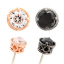 【GW 5%オフCP 枚数限定配布中】ペアピアス カップル お揃い ピアス 片耳 ペア ペアルック シルバー925 シンプル 一粒キュービック CZ スタッズ ...
