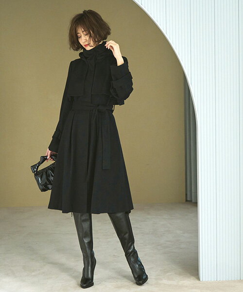 【50％OFFバーゲン価格】ウールコート ウール100% コート アウター レディース 大きいサイズ 50代 40代 30代 ミセス 春 秋 冬 きれいめ ドレス 結婚式 通勤 スーツ スタンドカラー フォーマル ミモレ丈 ロング 防寒 お出かけ 旅行 高級感 即日発送 ギフト ルイルエブティック 2