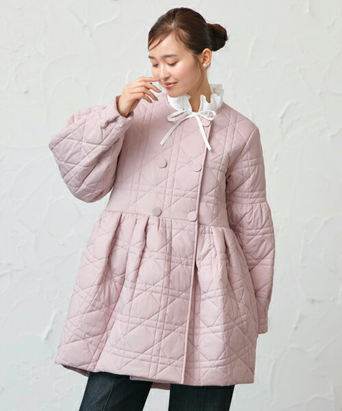 楽天市場】ペプラム（カラーピンク）（コート・ジャケット｜レディース