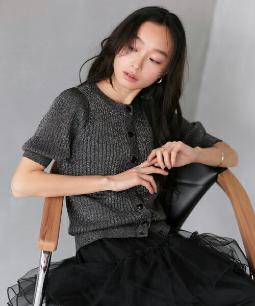 【バーゲン価格】【2WAY/洗える/ストレッチ】レディース ニット カーディガン サマーニット トップス 半袖 シアート…