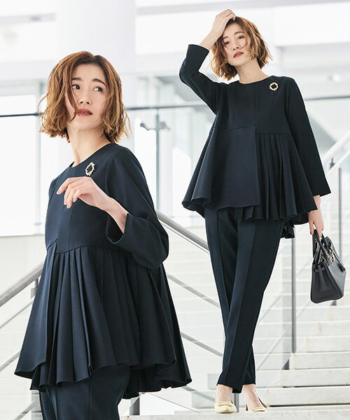 【ストレッチ】2026春新作 レディース セットアップ ママスーツ パンツスーツ セレモニースーツ 2点セット フォーマル ミセス 50代 40代 30代 卒業...