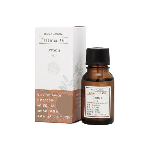エッセンシャルオイル デイリーアロマ レモン 10ml【精油】【ラージ】 エッセンシャルオイル デイリーアロマ レモン 10ml【精油】【ラージ】