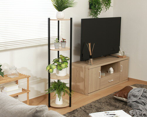 ディスプレイスタンド4段 BK(4)