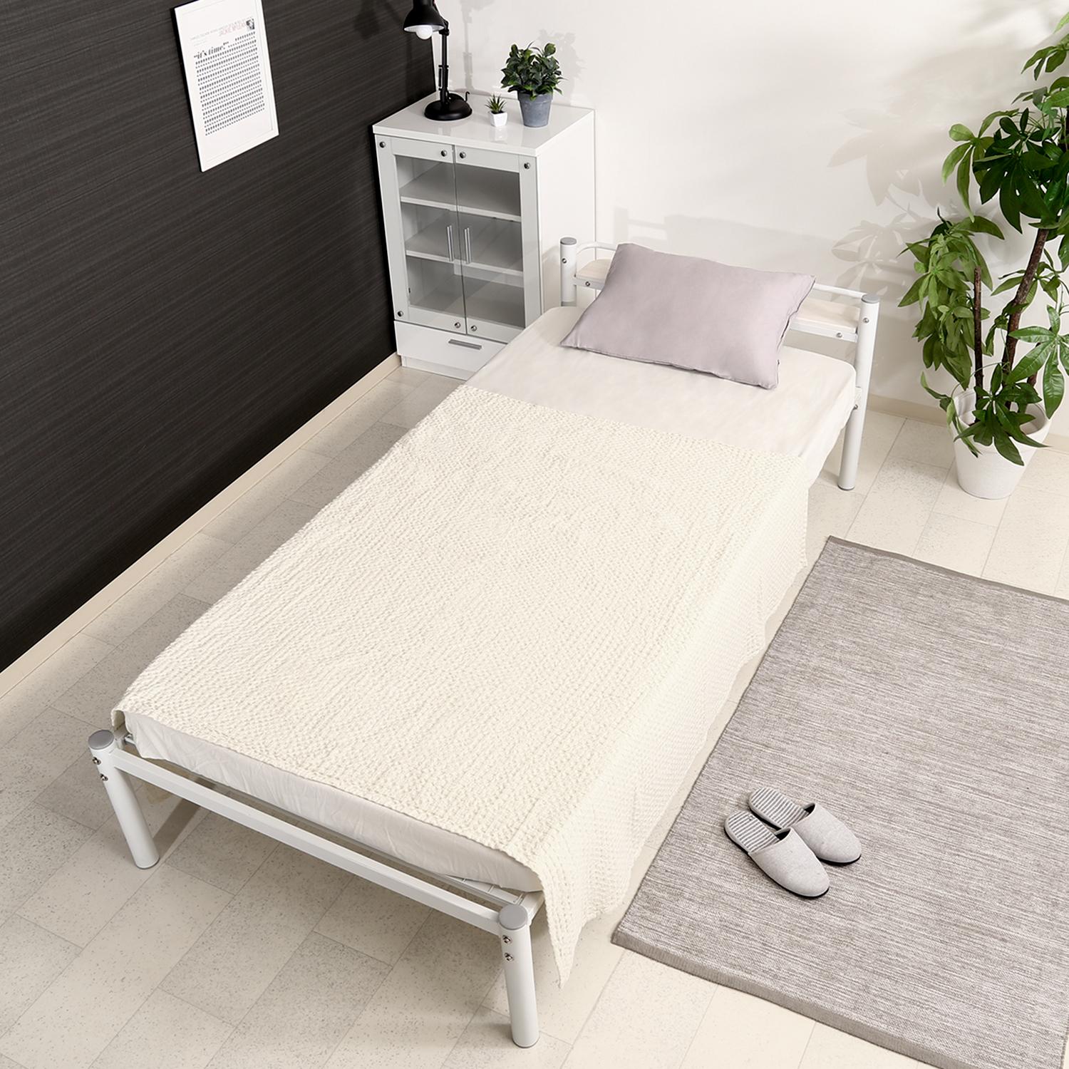 宮付 シングルベッド タンテ アイボリー