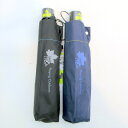 【雨傘】【紳士用】【折りたたみ傘】LOGOS PARKロゴワンポイント入りカラーステッチ軽量折り畳み傘