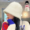 【即納】バケットハット 防寒帽子 秋冬 韓国(4)
