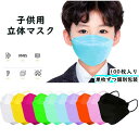 立体マスク 子供用サイズ マスク 不織布 子供用【高機能フィルター2重!通気・息苦しくない】不織布マスク 送料無料 100枚セット 一枚ずつ個包装 高機能マスク...