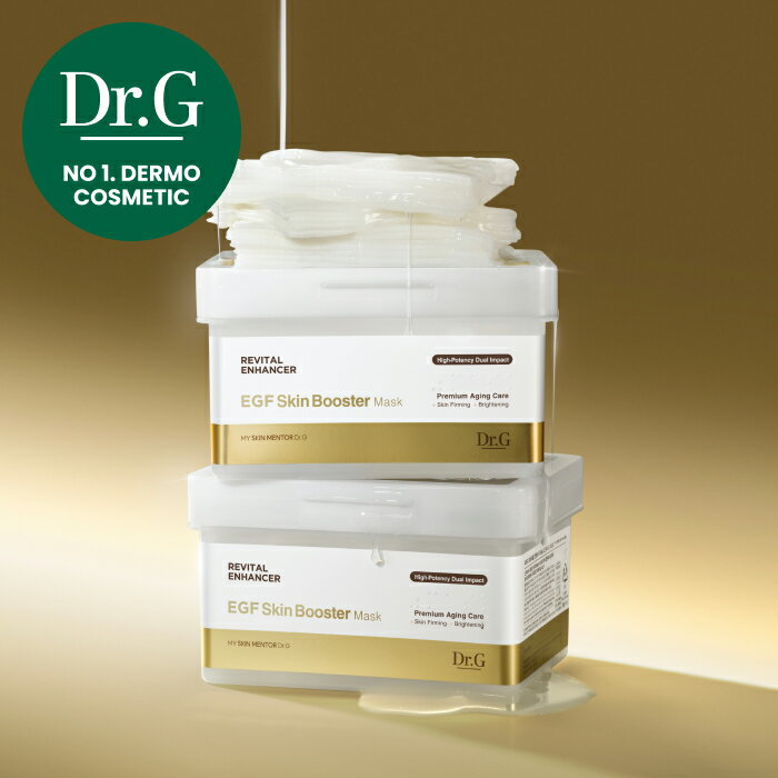 【Dr.G公式】リバイタルエンハンサーEGFスキンブースターマスク(20枚) シートマスク スキンケア EGF 弾力 ドクタージー 韓国コスメ【楽天海外通販】のサムネイル