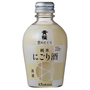 黄桜 京のとくり 純米にごり酒 180ml瓶 x 20本ケース販売 (清酒) (日本酒) (京都)