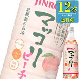 JINRO (ジンロ) マッコリ ピーチ 750mlペット x 12本ケース販売 (韓国焼酎)