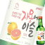【単品】ジンロジャパン「チャミスル グレープフルーツ」360ml瓶【JINRO】【フレーバー焼酎】【韓国焼酎】【Ready to Drink】