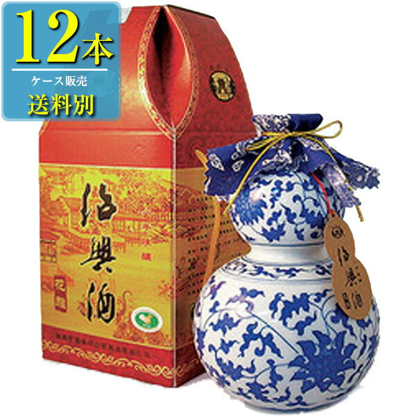 日和商事 越王台陳年 8年 花彫酒 ひょうたん 500ml x 12本ケース販売 (紹興酒) (中国酒)