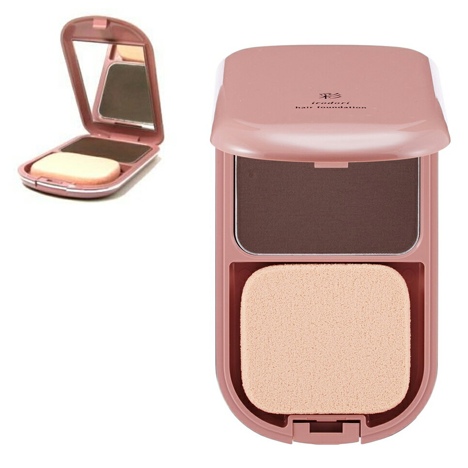 イリヤ 彩 ヘアファンデーション 13g ケース付 ナチュラルブラウン