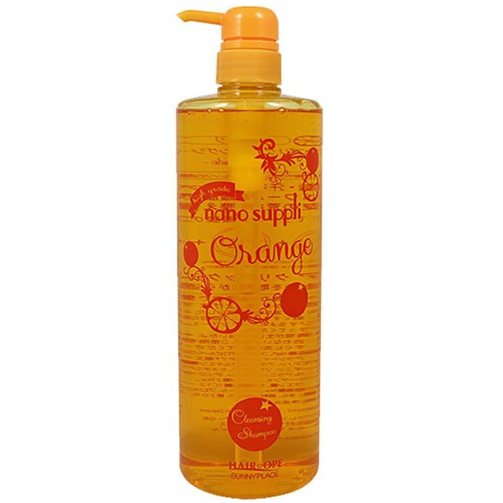 Rakuten - サニープレイス ナノサプリ クレンジングシャンプー オレンジ 1000ml