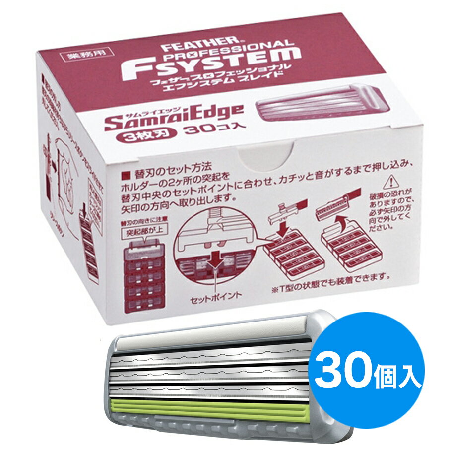 フェザー エフシステムブレイド サムライエッジ 専用替刃 PFSE-30B 替刃30コ入