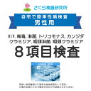 男性用 HIV、梅毒、淋菌、トリコモナス、カンジダ、ク