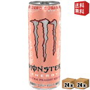 【送料無料】 アサヒ モンスター MONSTER ULTRA PEACHY KEEN ウルトラ ピーチーキーン 355ml缶 48本(24本×2ケース) ゼロカ...