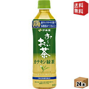 【送料無料】伊藤園 お～いお茶 カテキン緑茶 500mlペットボトル 24本入 二つの働き 特保 トクホ 特定保健用食品 ※北海道800円・東北400円の別途送料加算のサムネイル