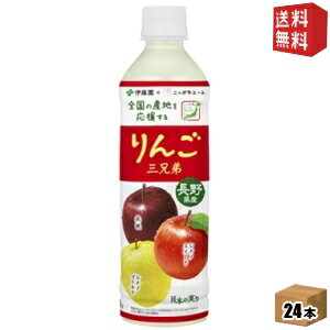 Soft Drinks - 【送料無料】伊藤園 ニッポンエール 長野県産りんご三兄弟 400gペットボトル 24本入 アップル リンゴ ジュース 林檎JA全農共同開発商品 秋映 シナノスイート シナノゴールド ※北海道800円・東北400円の別途送料加算 itoen2505