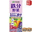【送料無料】 伊藤園 鉄分野菜 200ml紙パック 48本(24本×2ケース) 野菜ジュース 1食分の野菜 1日分の鉄..