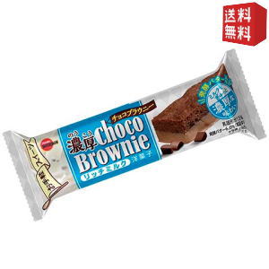 【送料無料】ブルボン 濃厚チョコブラウニー リッチミルク 9袋入 ※北海道800円・東北400円の別途送料加算 [39ショップ]