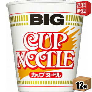 【送料無料】日清 101gカップヌードル BIG ビッグ 12食入※北海道800円・東北400円の別途送料加算 [39ショップ]のサムネイル