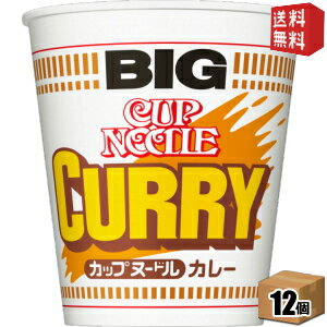 【送料無料】日清 120gカップヌードル カレー BIG ビッグ 12食入※北海道800円・東北400円の別途送料加算 [39ショップ]