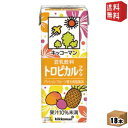 エントリーで全品ポイント5倍★【送料無料】 キッコーマン飲料 豆乳飲料 トロピカルフルーツ 200ml紙パック 18本入 ※北海道800円・東北400円の別途送...