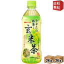 【送料無料】サンガリア あなたの抹茶入り玄米茶 500mlペットボトル 48本 (24本×2ケース) ※北海道800円・東北400円の別途送料加算 [39ショッ...
