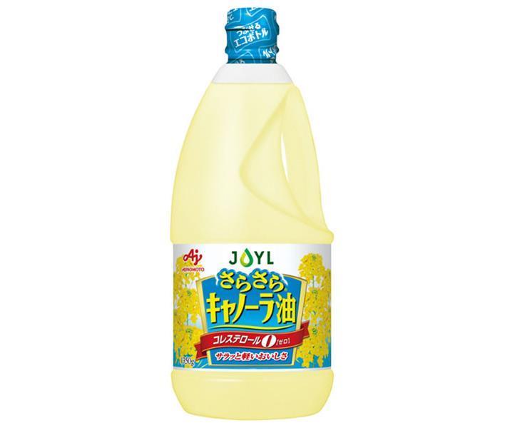 送料無料 J-オイルミルズ AJINOMOTO さらさらキャノーラ油 1350g×12本入 北海道・沖縄・離島は別途送料が必要。