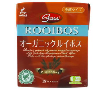 ガスコ Gass(ガス) オーガニックルイボスティー ティーバッグ 1.8g×18袋×24個入｜ 送料無料 嗜好品 茶飲料 ルイボスティー ティーバッグ 有機 JAS