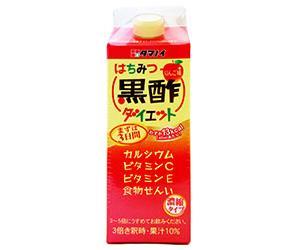 タマノイ はちみつ黒酢ダイエット 濃縮タイプ 500ml紙パック×12本入×(2ケース)｜ 送料無料 飲む酢 黒酢ダイエット 黒酢 健康酢 酢飲料