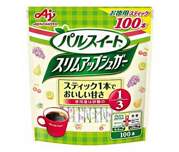 味の素 パルスイート スリムアップシュガー スティック 160g(1.6g×100本)×10袋入×(2ケース)｜ 送料無料..