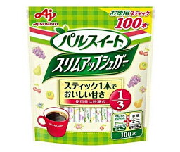 味の素 パルスイート スリムアップシュガー スティック 160g(1.6g×100本)×10袋入×(2ケース)｜ 送料無料 糖類 スティック シュガー 砂糖 グラニュー糖