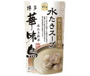 トリゼンフーズ 博多華味鳥 水たきスープ 600g×12袋入×(2ケース)｜ 送料無料 水炊き 鍋 スープ だし 調味料 ストレート