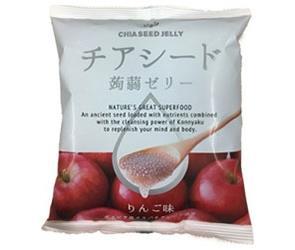 チアシード蒟蒻ゼリー りんご味 10個×12袋入｜ 送料無料 お菓子 ゼリー 果汁 こんにゃくゼリー アップル 林檎