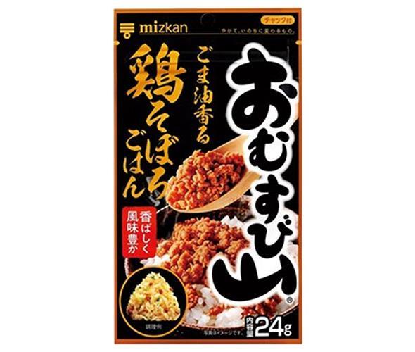 ミツカン おむすび山 ごま油香る鶏そぼろごはん チャック袋タイプ 24g×20(10×2)袋入｜ 送料無料 一般食品 調味料 ふりかけ 袋