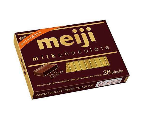 送料無料 【2ケースセット】明治 明治ミルクチョコレートBOX 120g(26枚)×6箱入×(2ケース) 北海道・沖縄・離島は別途送料が必要。