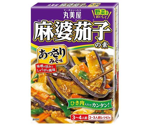 丸美屋 麻婆茄子の素 あっさりみそ味 180g×10箱入×(2ケース)｜ 送料無料 一般食品 調味料 素 マーボーなす 料理の素 中華料理