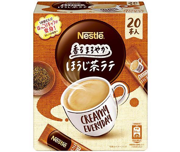 ネスレ日本 ネスレ 香るまろやか ほうじ茶ラテ (7g×20P)×12箱入｜ 送料無料 嗜好品 茶飲料 スティック インスタント 粉末 箱